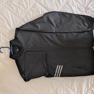 adidas Men's Black Windbreaker Jacket